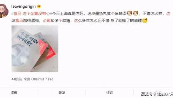 盒马 这个企鹅没有心